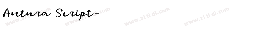 Antura Script字体转换 Antura Script字体转换